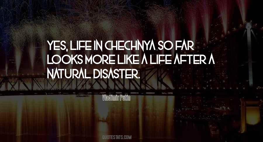 A Natural Disaster Quotes #227060