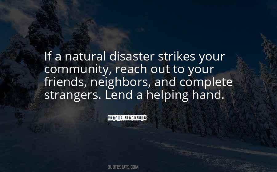 A Natural Disaster Quotes #628042