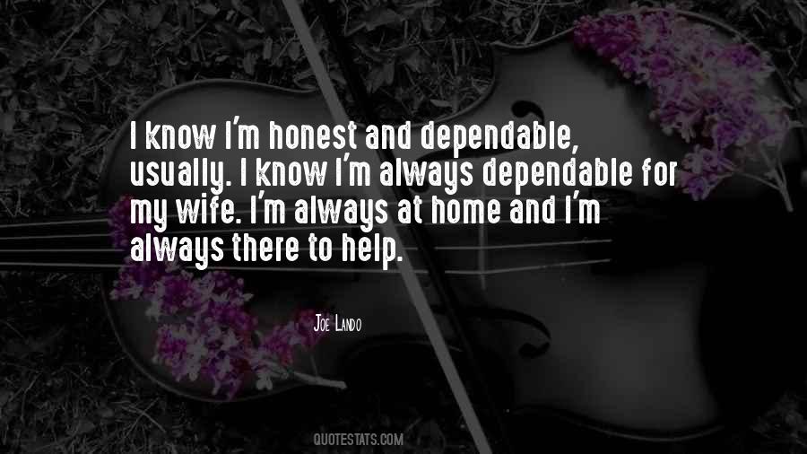 Quotes About Dependable #1348971