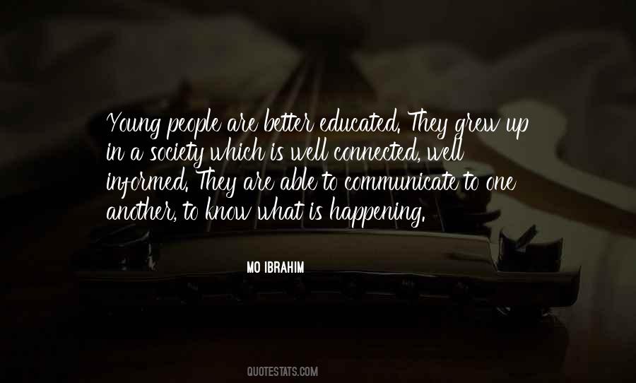 Quotes About An Educated Society #1841174