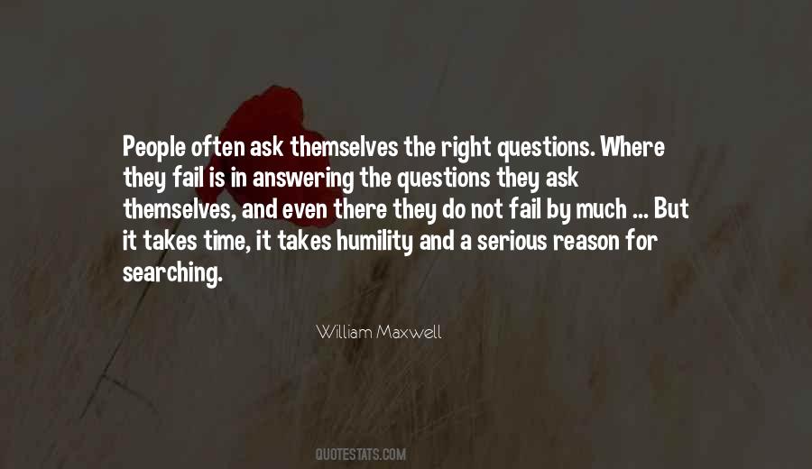 Quotes About Not Answering Questions #972338