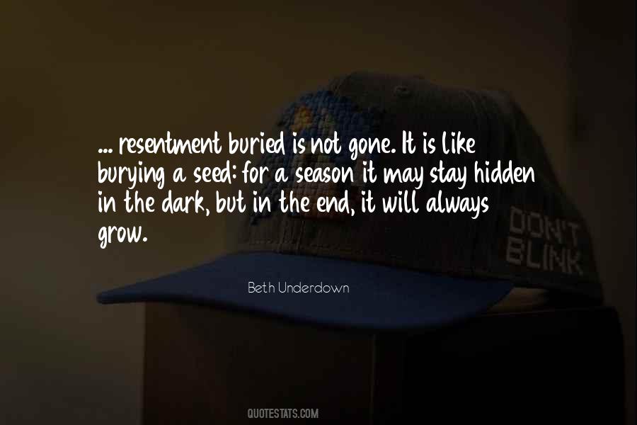 Quotes About Burying #434772