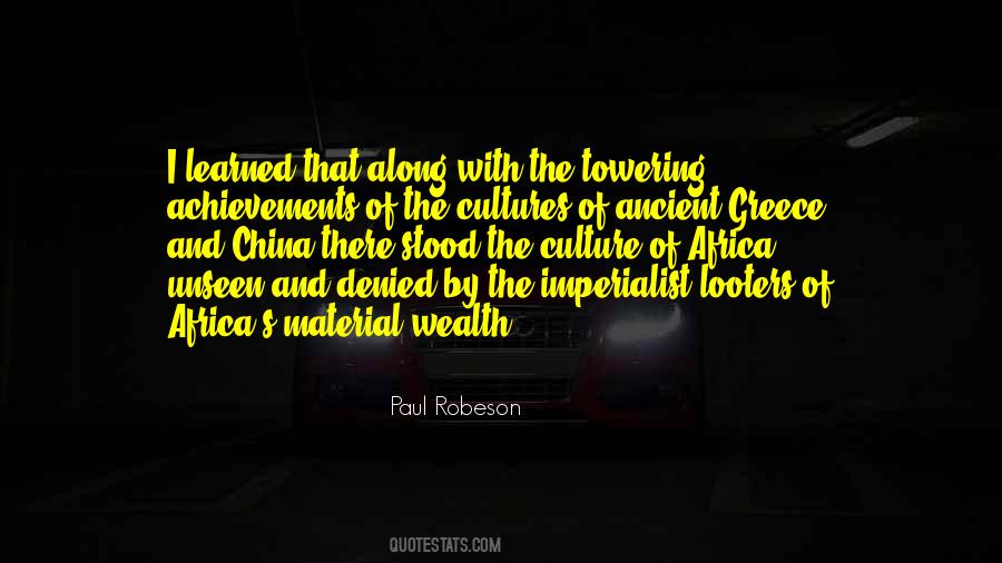 Quotes About Material Wealth #100565