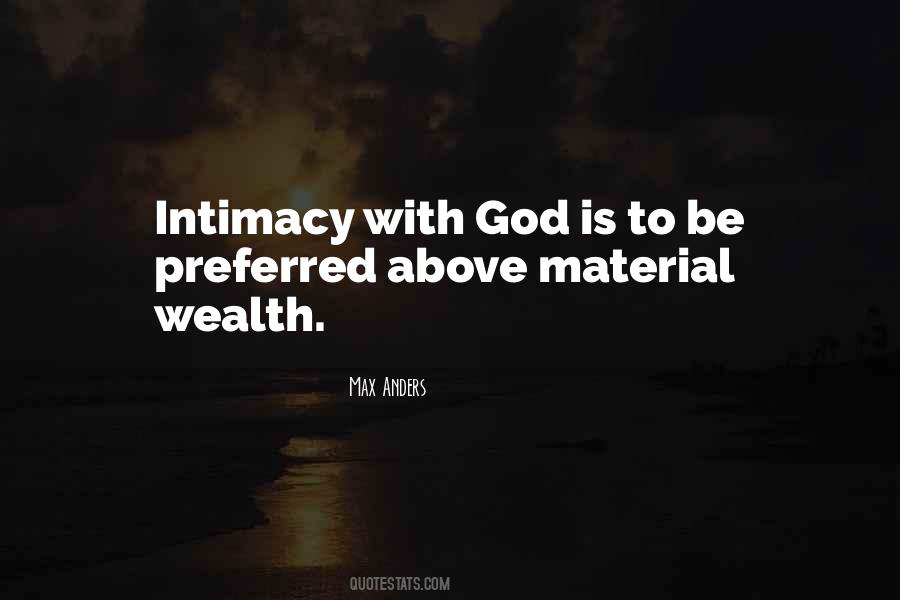 Quotes About Material Wealth #854878