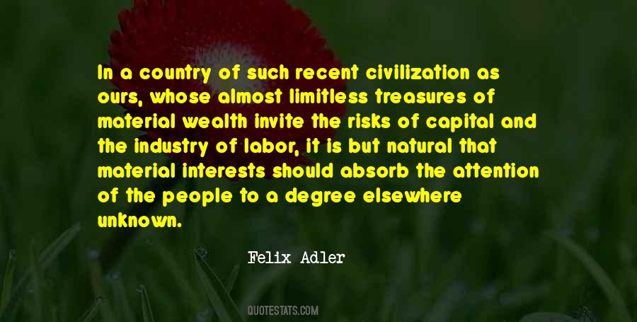 Quotes About Material Wealth #925503
