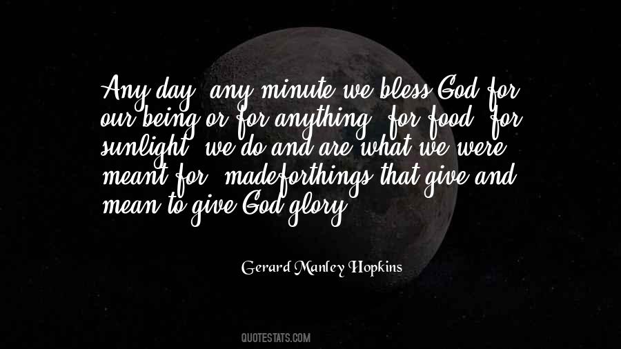 Quotes About Giving God The Glory #683183