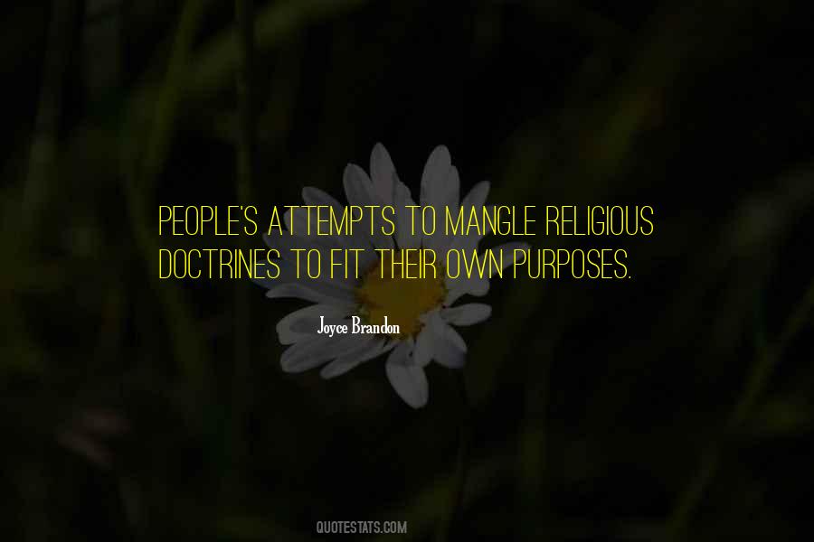 Religious Doctrines Quotes #882747