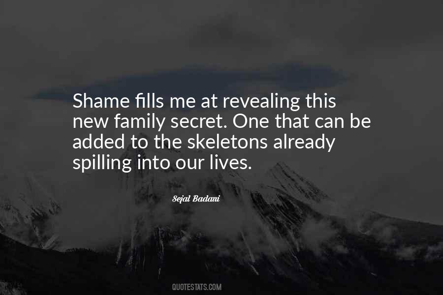 Family Shame Quotes #1175348