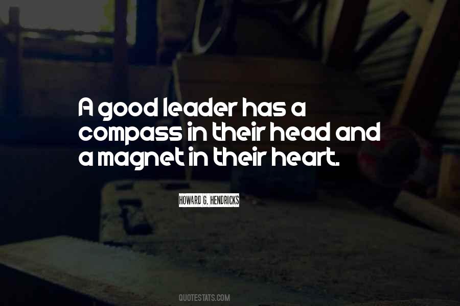 Quotes About A Good Leader #1262204