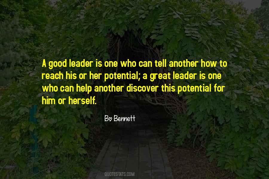 Quotes About A Good Leader #183789