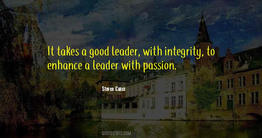 Quotes About A Good Leader #954863