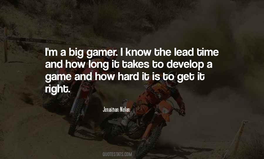 Quotes About A Gamer #1136555