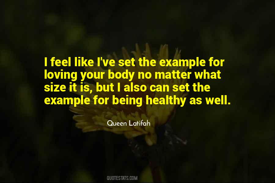 Set The Example Quotes #1347022