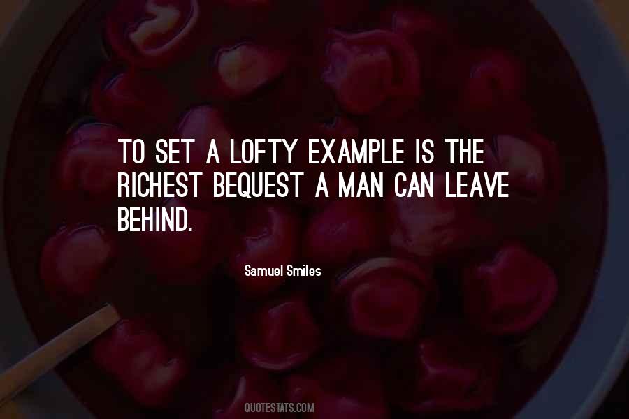 Set The Example Quotes #1524531