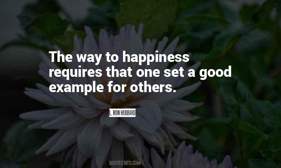 Set The Example Quotes #797903