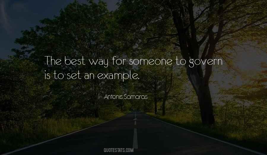 Set The Example Quotes #802301