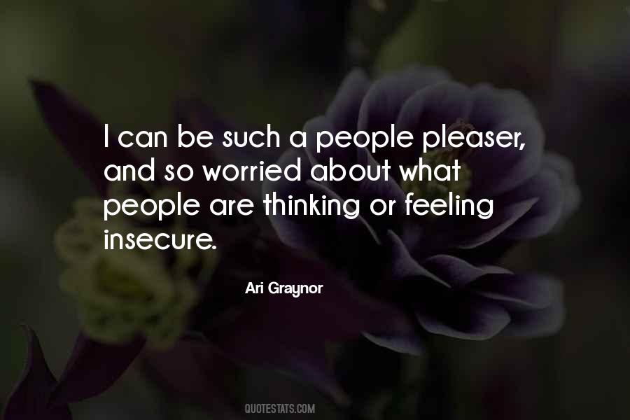 Quotes About Feeling Insecure #150383