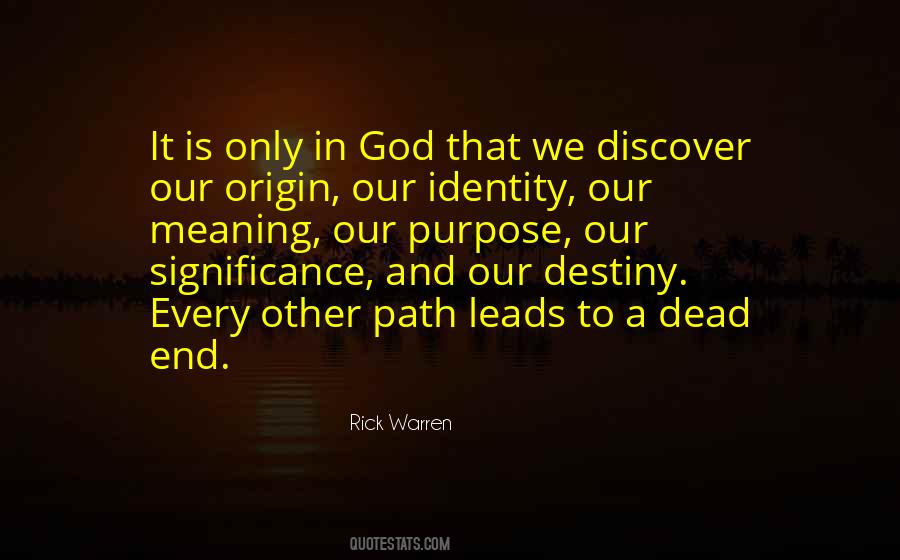 Quotes About Purpose Rick Warren #1004213