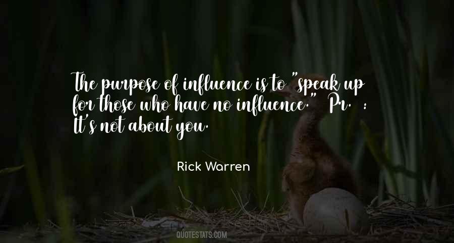 Quotes About Purpose Rick Warren #1254740