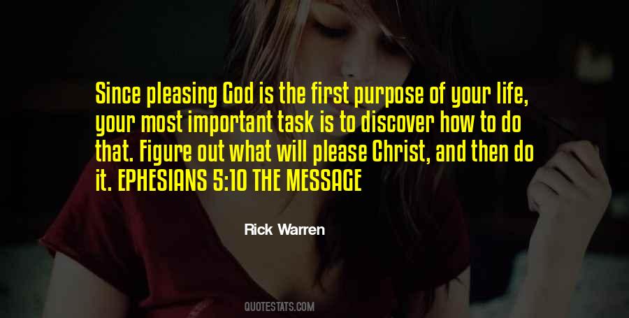 Quotes About Purpose Rick Warren #1362619