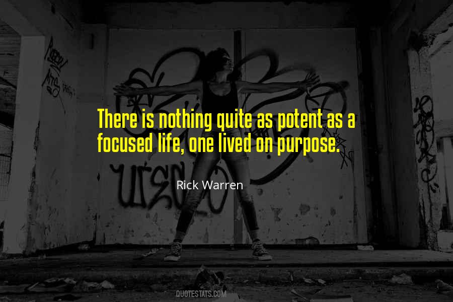 Quotes About Purpose Rick Warren #1498517