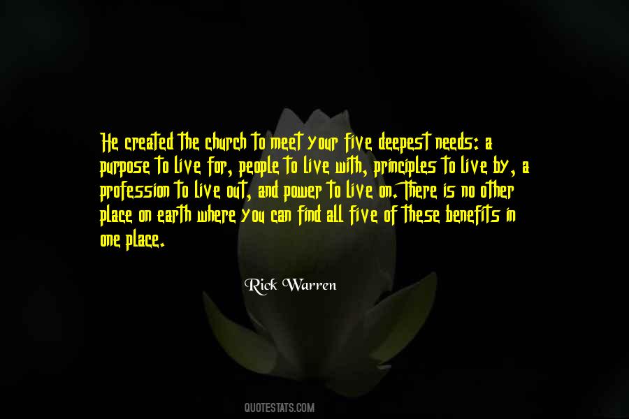 Quotes About Purpose Rick Warren #154613