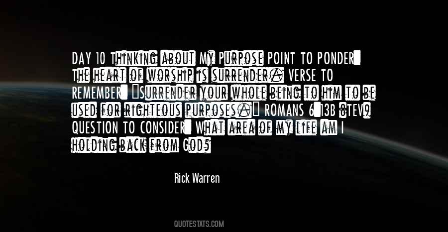 Quotes About Purpose Rick Warren #1714