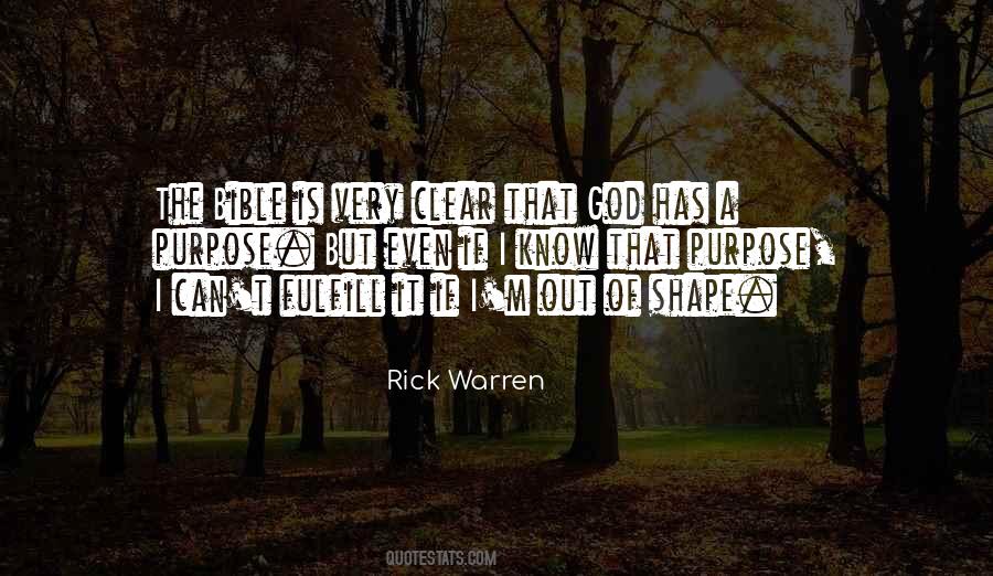 Quotes About Purpose Rick Warren #216206