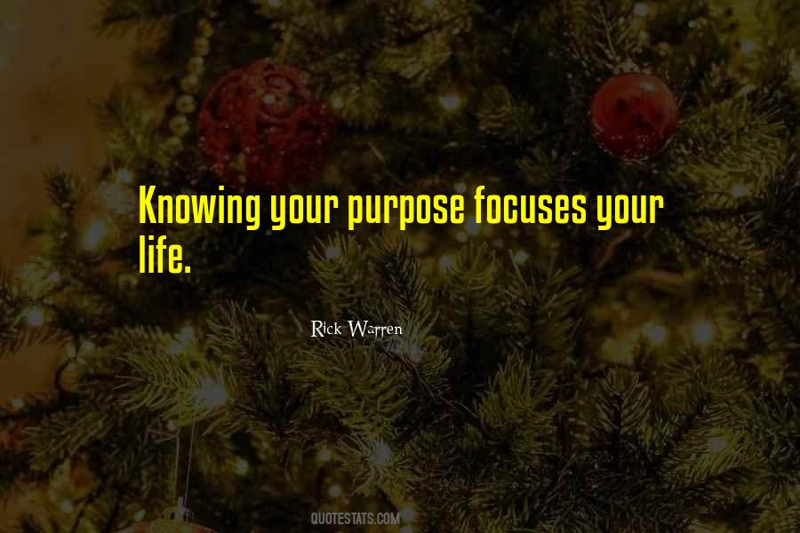 Quotes About Purpose Rick Warren #391535