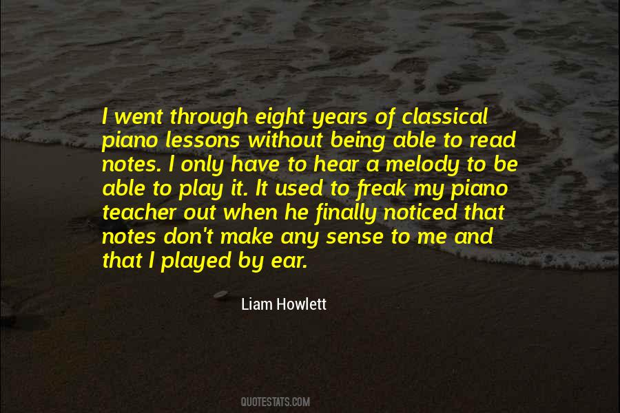 Quotes About Piano Notes #1498578