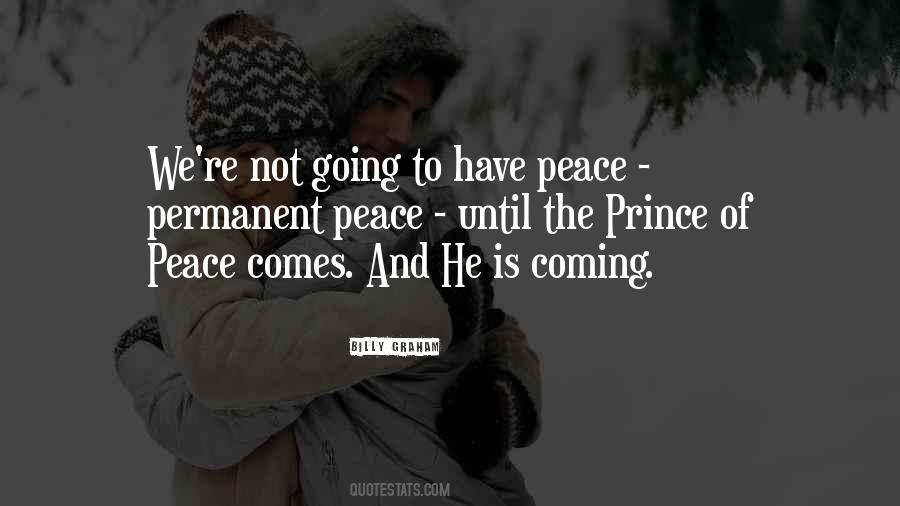 Quotes About The Prince Of Peace #1102599