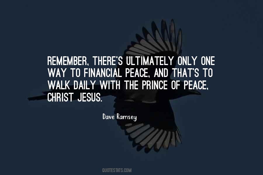 Quotes About The Prince Of Peace #1454913