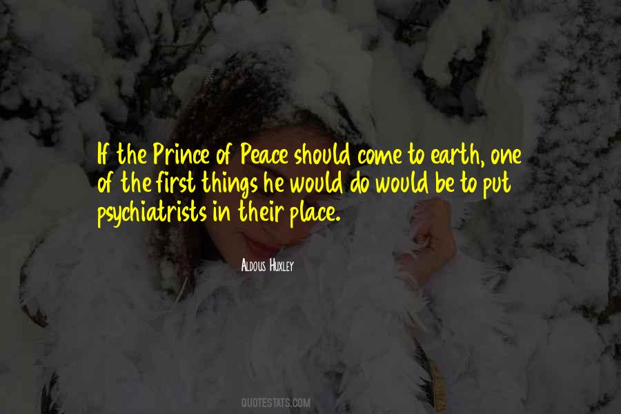 Quotes About The Prince Of Peace #1780906