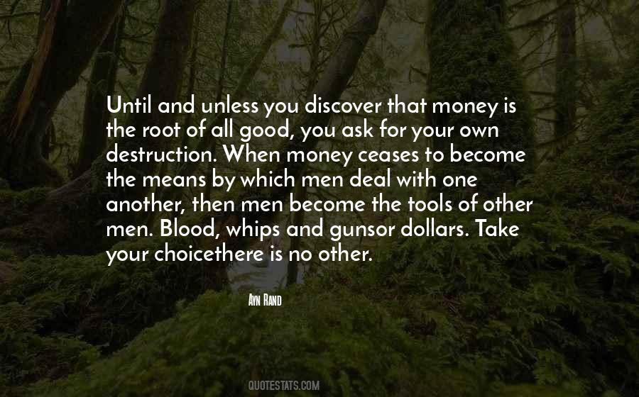 Quotes About Blood Money #1267860