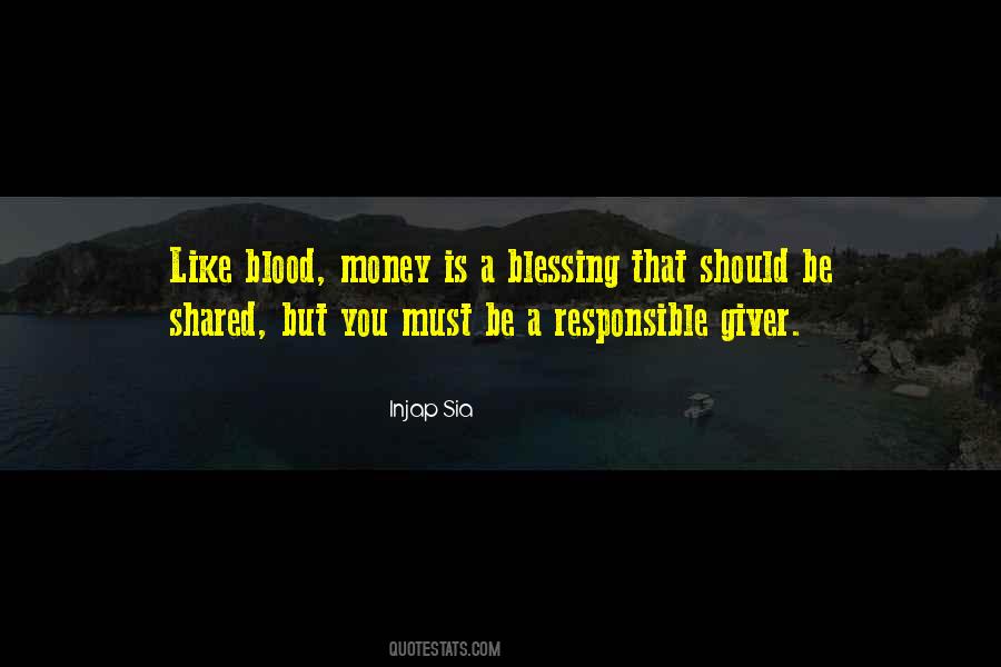 Quotes About Blood Money #1653949