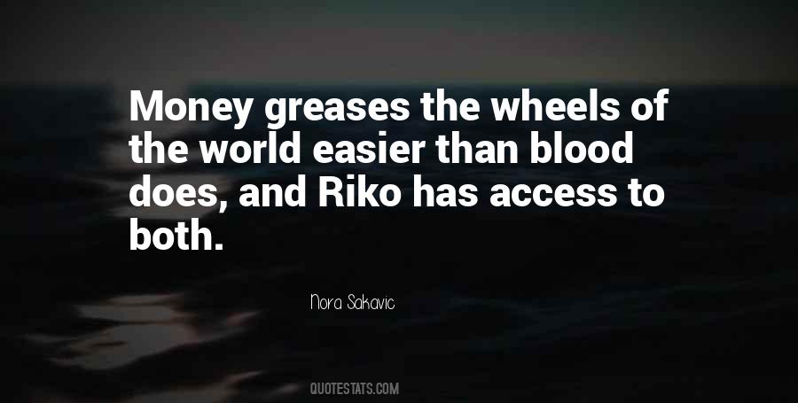 Quotes About Blood Money #882376