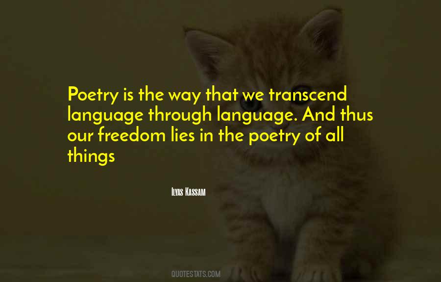 Quotes About Transcendance #1174395