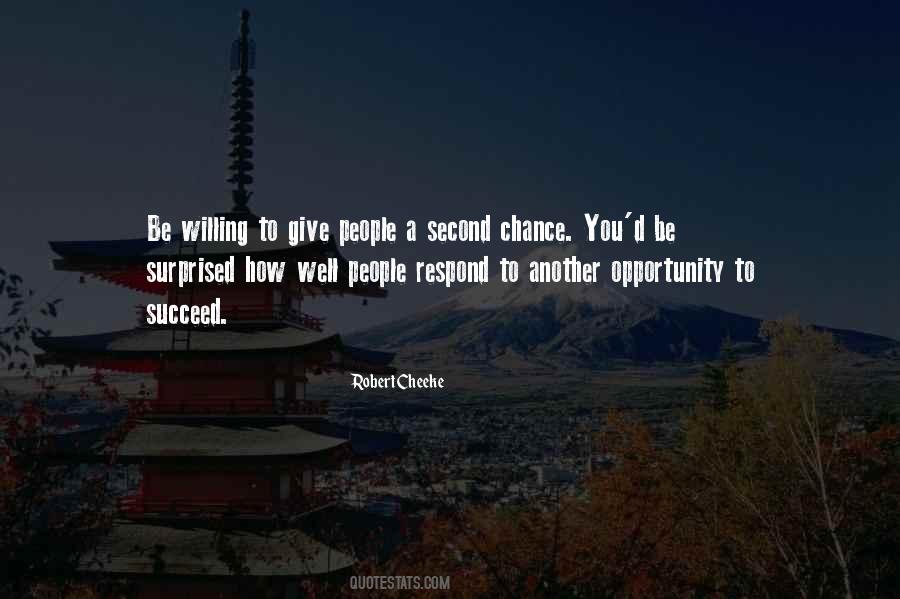 Quotes About Another Chance #78406