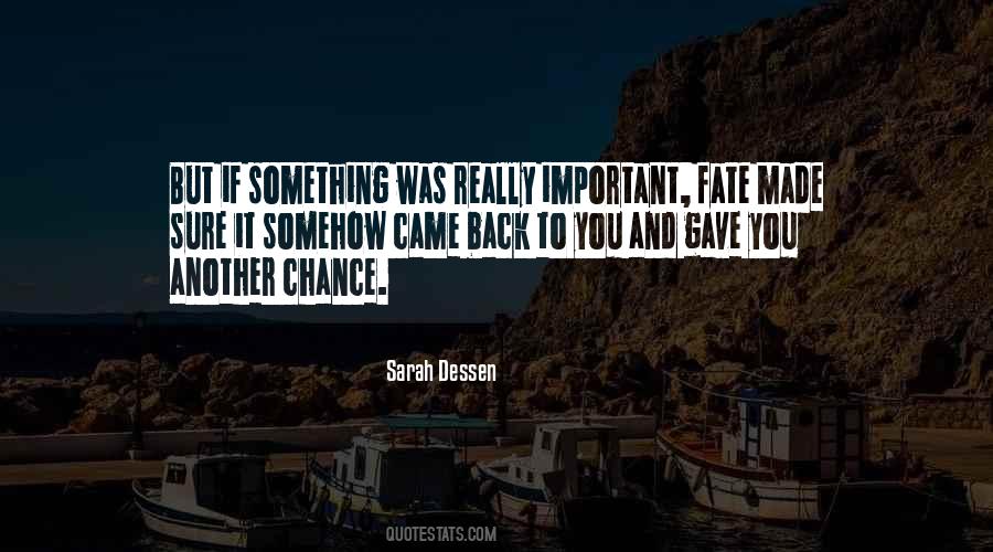 Quotes About Another Chance #86394