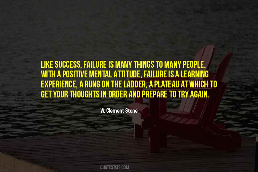 Experience And Failure Quotes #1661006