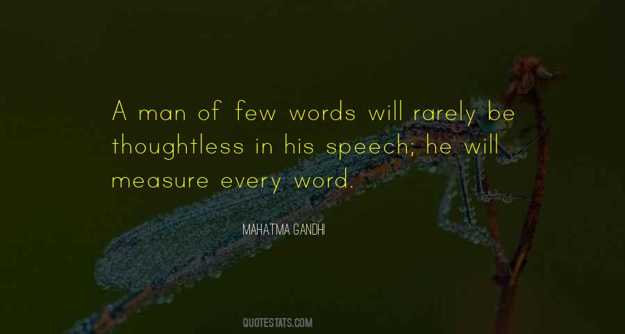 Quotes About Man Of Words #214241