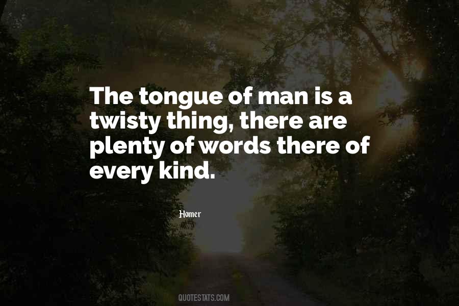 Quotes About Man Of Words #98784