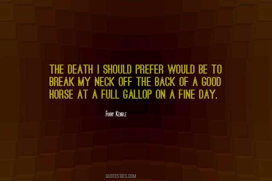 Prefer Death Quotes #4311