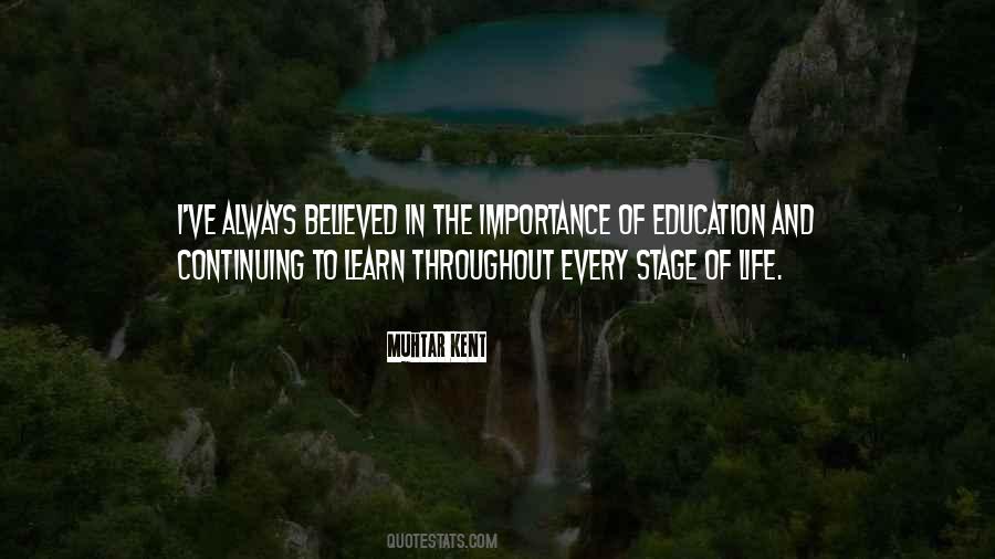 Quotes About Life Importance #442144