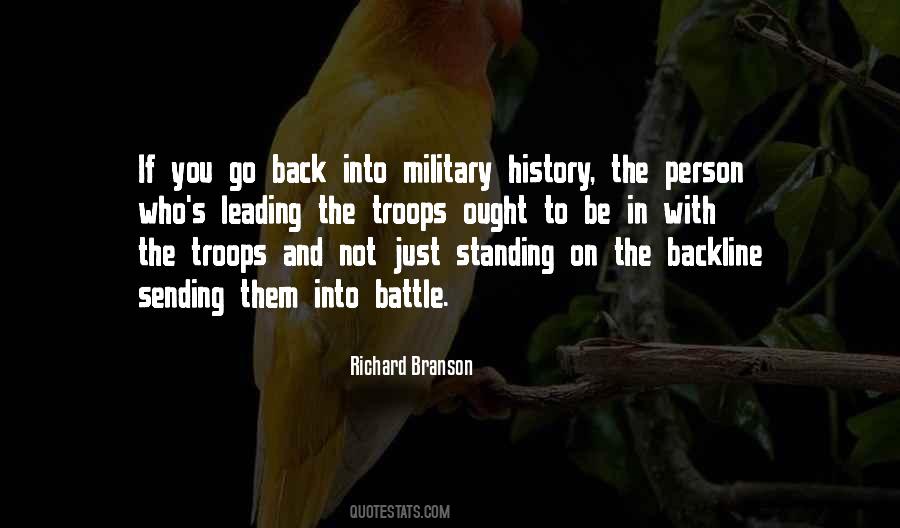 Quotes About Military Troops #1308610