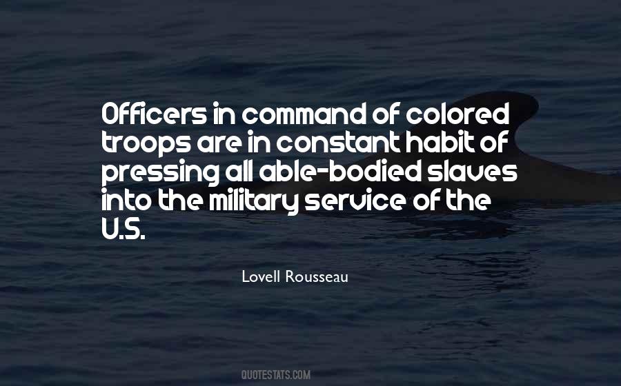 Quotes About Military Troops #98736