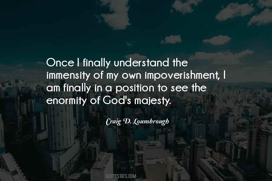 Quotes About Immensity #803525