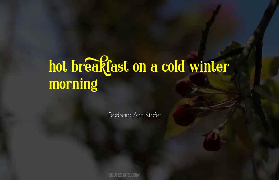 Quotes About Cold Winter #436573