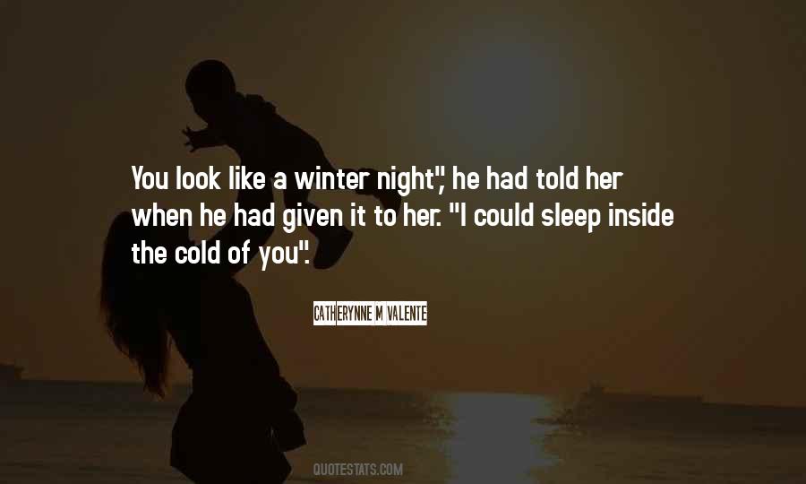 Quotes About Cold Winter #452578