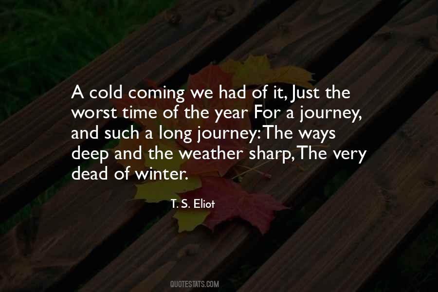Quotes About Cold Winter #537624